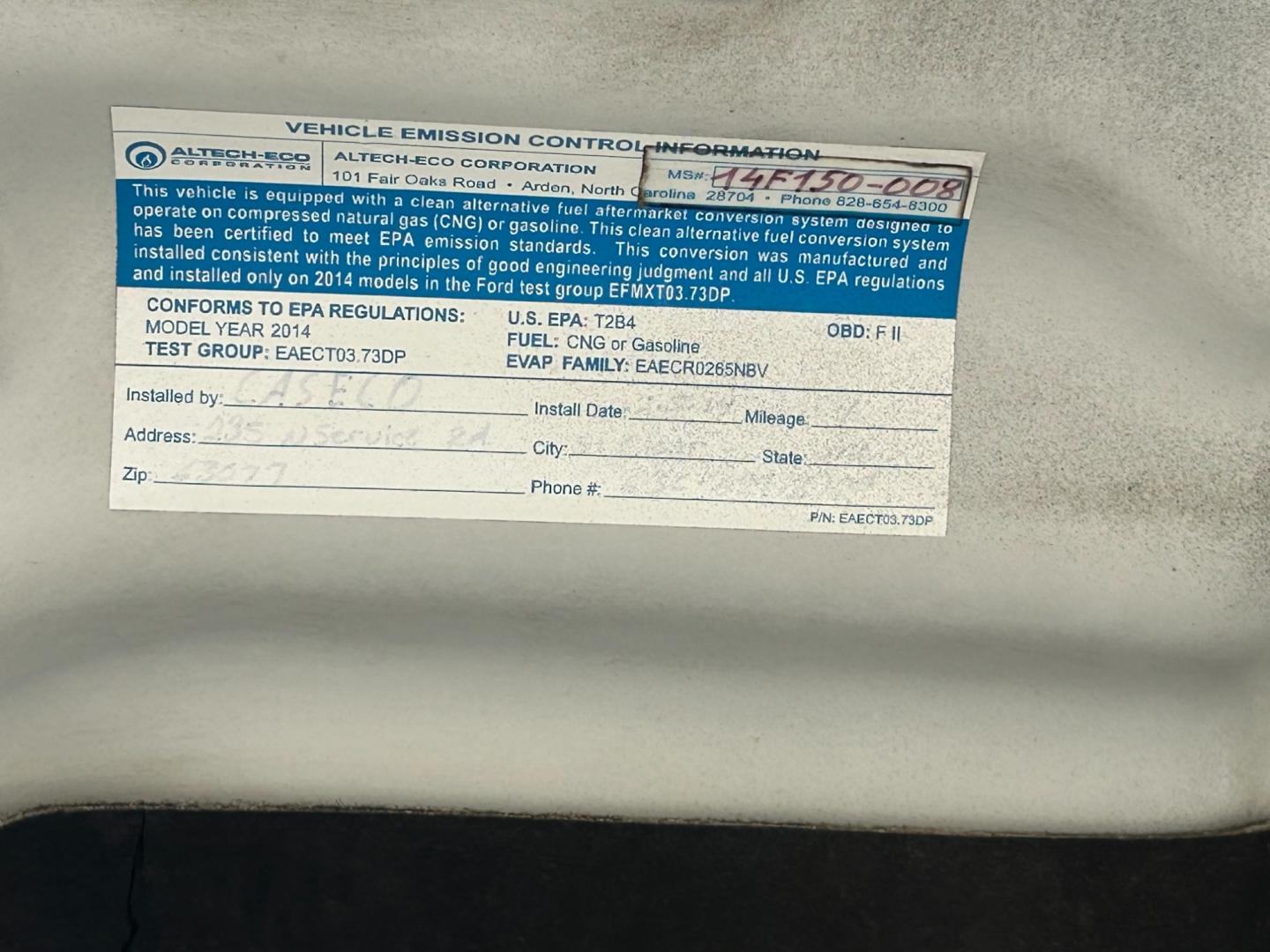 2014 White /Gray Ford F-150 STX 6.5-ft. Bed 2WD (1FTMF1CM7EK) with an 3.7L V6 DOHC 24V engine, 6-Speed Automatic transmission, located at 17760 Hwy 62, Morris, OK, 74445, (918) 733-4887, 35.609104, -95.877060 - Photo#22